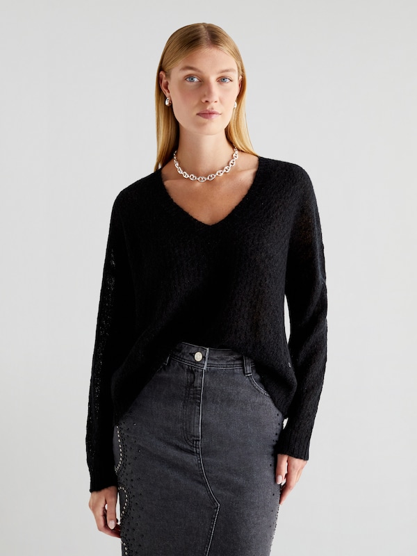 Scalpers Scalpers Pullover In Schwarz