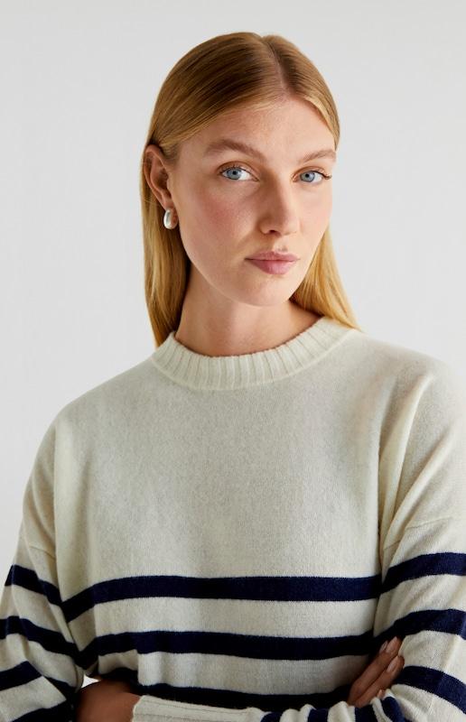 Scalpers Scalpers Pullover 'Joy Back' In Weiß