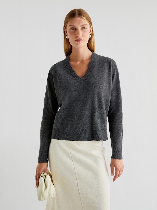 Scalpers Scalpers Pullover 'Joy' In Graumeliert