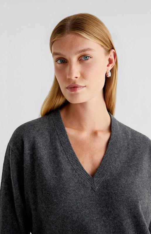 Scalpers Scalpers Pullover 'Joy' In Graumeliert