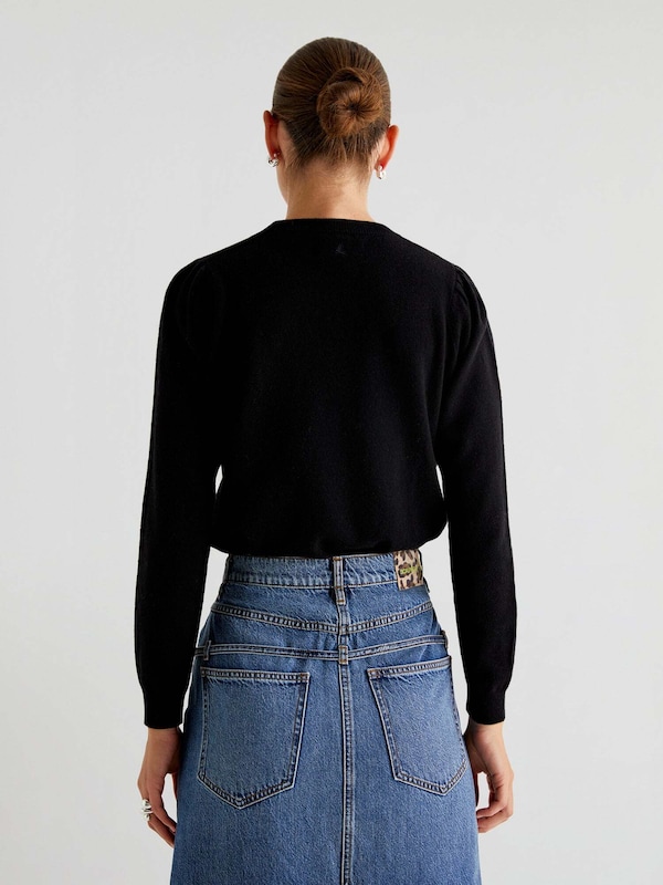 Scalpers Scalpers Pullover ' Joy ' In Schwarz