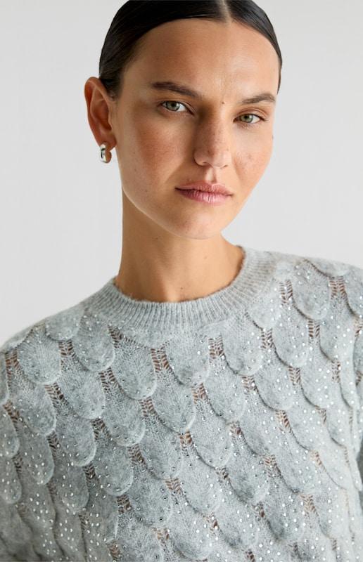 Scalpers Scalpers Scale Crystal Jumper ' ' In Grau