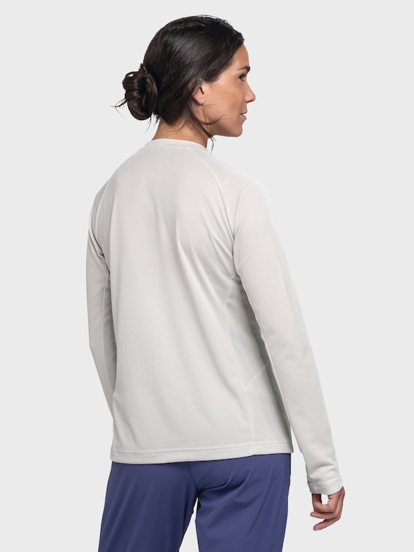 Schöffel Schöffel Funktionsshirt 'Blaueis' In Naturweiß
