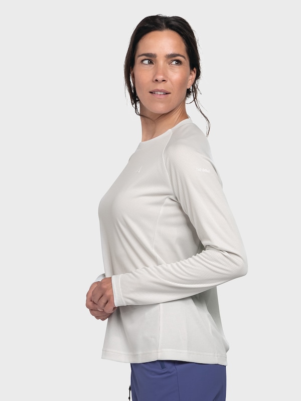 Schöffel Schöffel Funktionsshirt 'Blaueis' In Naturweiß