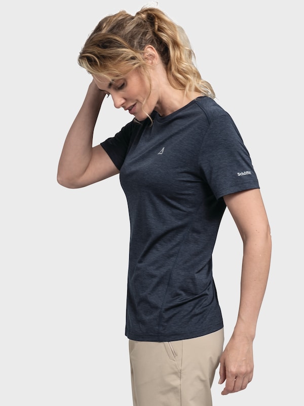 Schöffel Schöffel Funktionsshirt 'Tauron' In Blaumeliert
