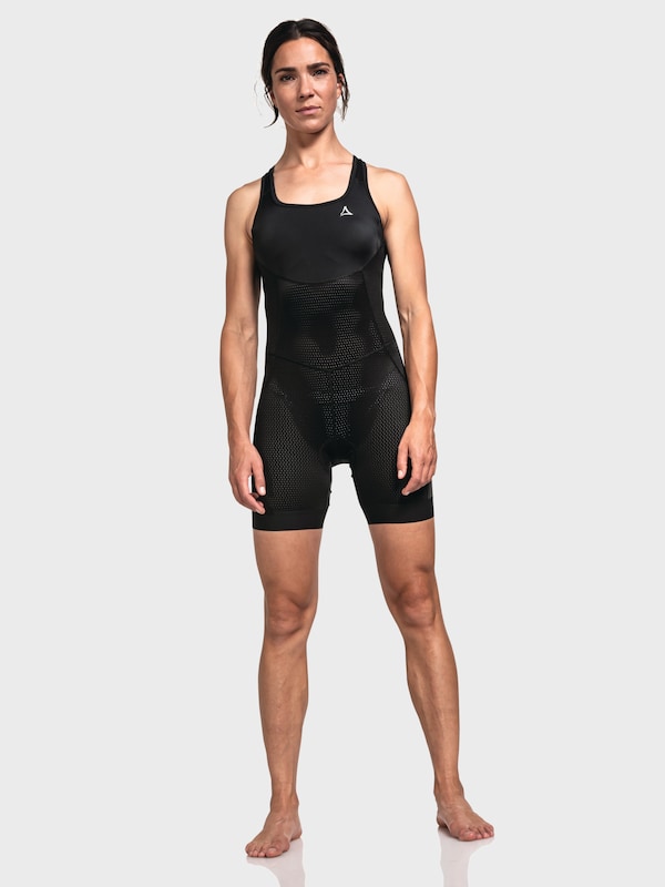 Schöffel Schöffel Sportunterhose 'Bib 8h' In Schwarz