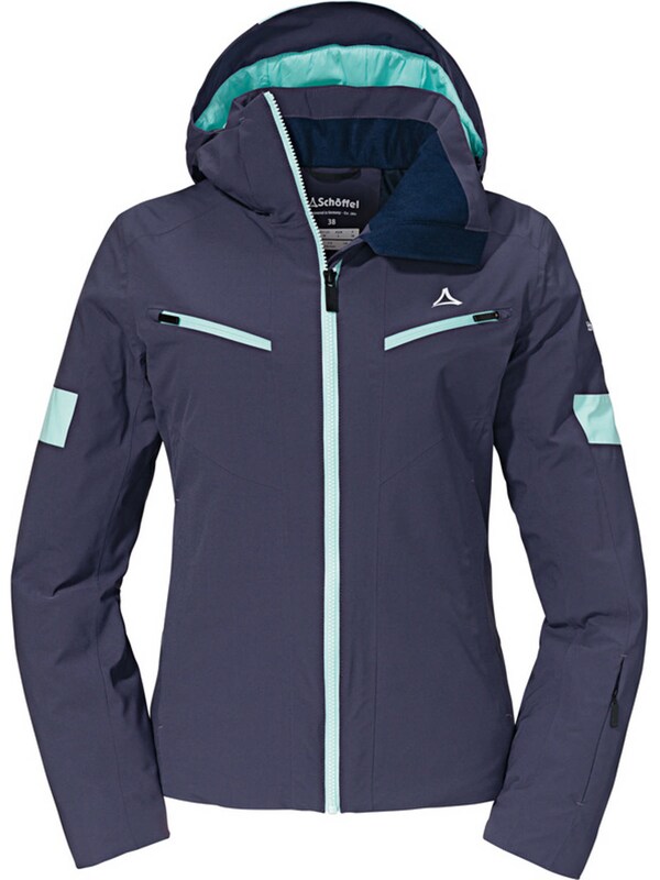 Schöffel Schöffel Sportjacke 'Pordoi2' in Blau Türkis Aqua Taubenblau