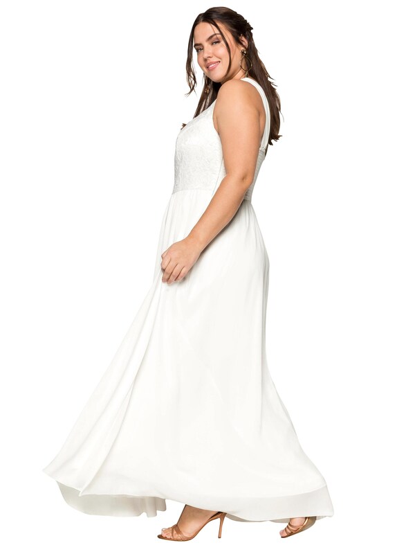 SHEEGO SHEEGO Abendkleid In Weiß