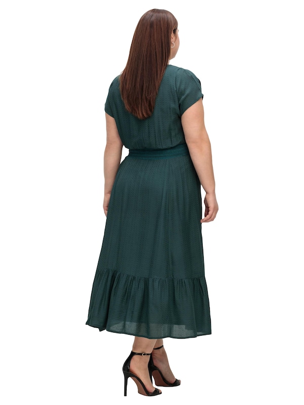 SHEEGO SHEEGO Kleid In Dunkelgrün