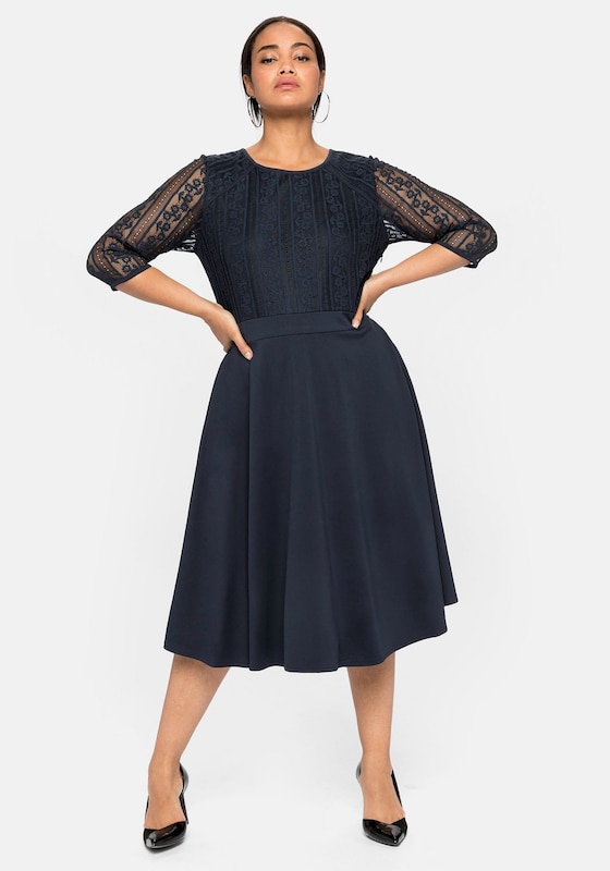 SHEEGO SHEEGO Kleid In Nachtblau