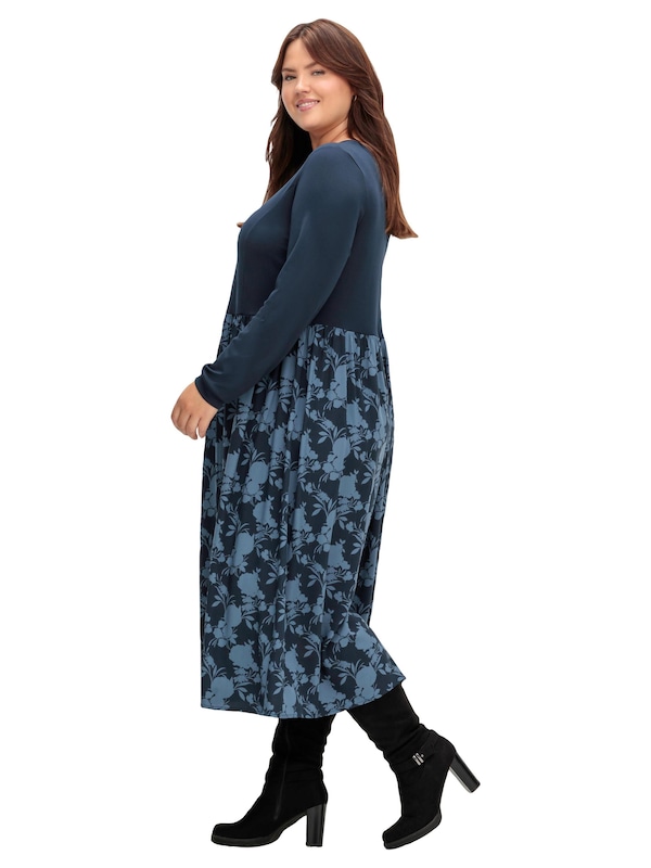 SHEEGO SHEEGO Kleid In Opal Dunkelblau