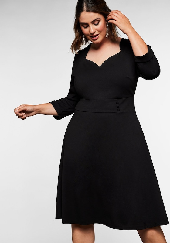 SHEEGO SHEEGO Kleid In Schwarz