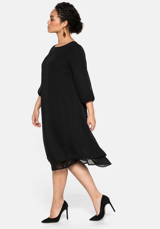 SHEEGO SHEEGO Kleid In Schwarz