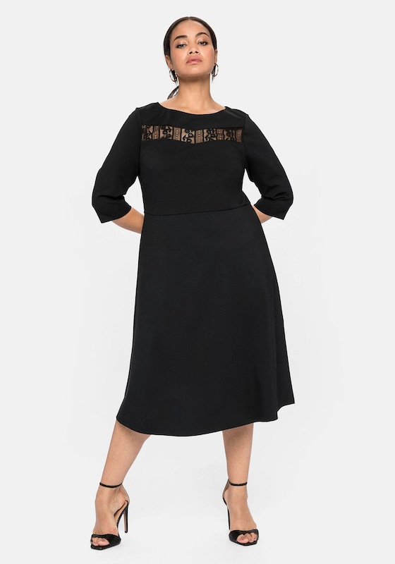 SHEEGO SHEEGO Kleid In Schwarz