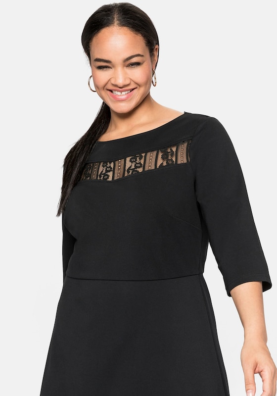 SHEEGO SHEEGO Kleid In Schwarz