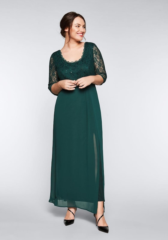 SHEEGO SHEEGO Kleid In Smaragd