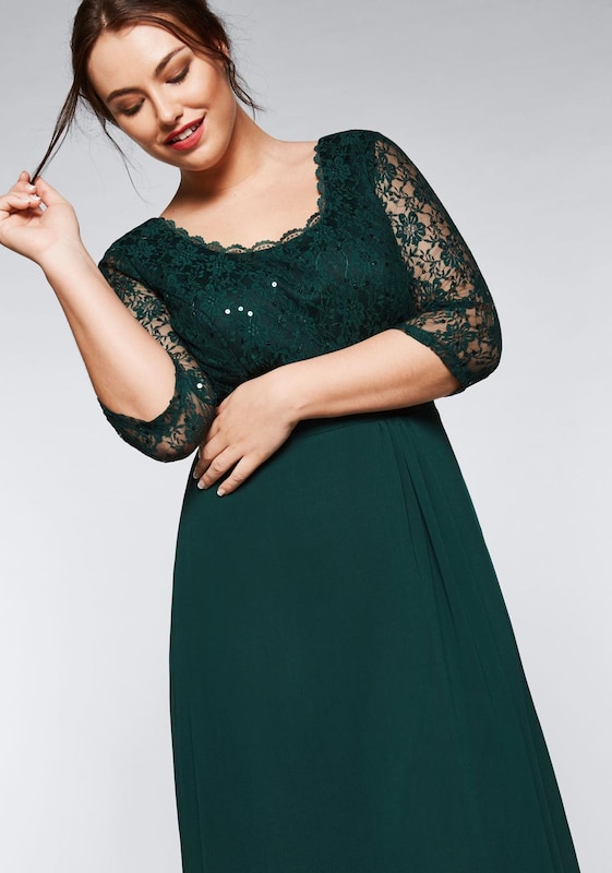 SHEEGO SHEEGO Kleid In Smaragd