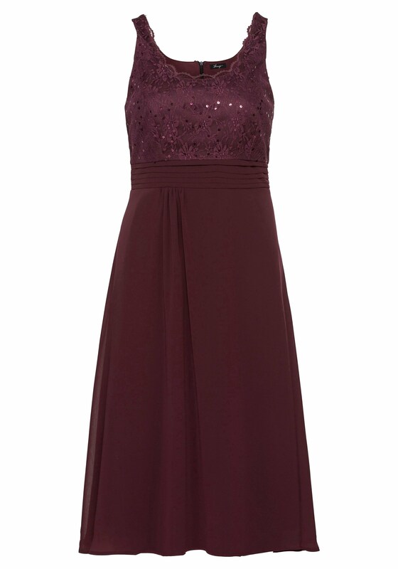 SHEEGO SHEEGO Kleid in Weinrot