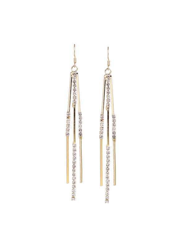 SOHI SOHI Ohrringe ' Brady ' in Gold Transparent