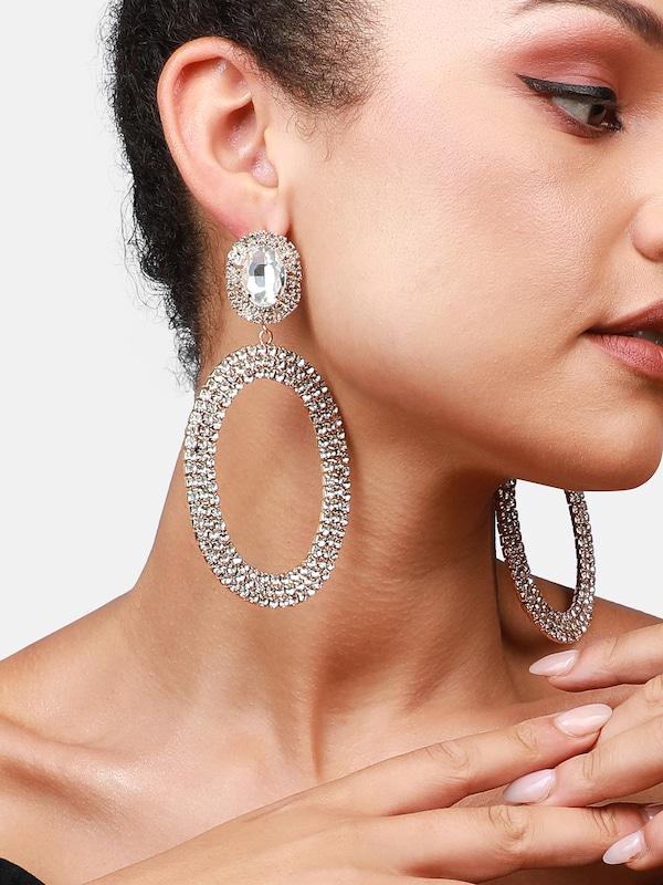 SOHI SOHI Ohrringe ' Eireen ' In Gold Transparent