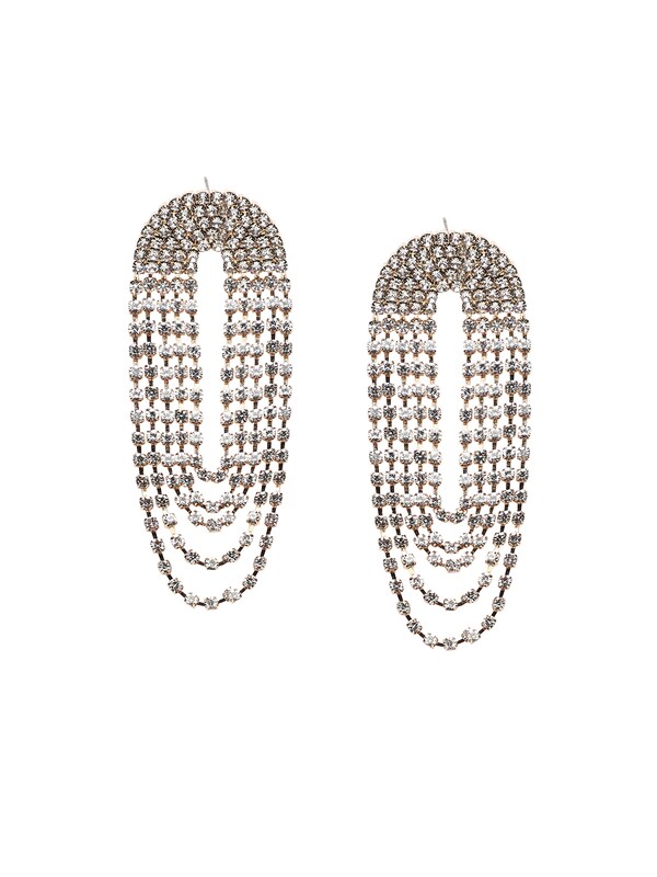 SOHI SOHI Ohrringe ' Mahak ' in Silber Transparent