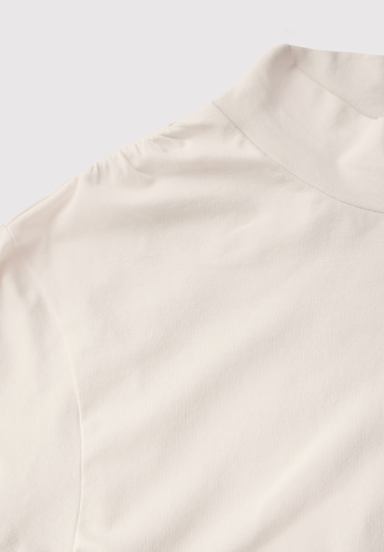 STREET ONE STREET ONE Shirt Mit Geraffter Schulter In Weiß