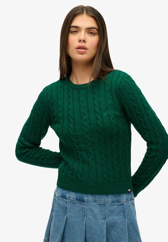 Superdry Superdry Pullover 'Essentials' In Dunkelgrün