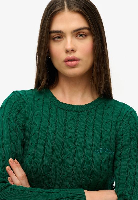 Superdry Superdry Pullover 'Essentials' In Dunkelgrün