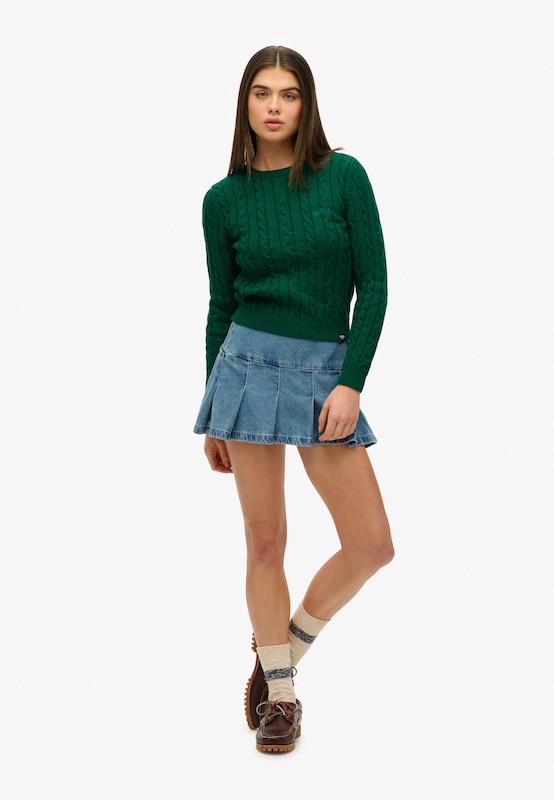 Superdry Superdry Pullover 'Essentials' In Dunkelgrün