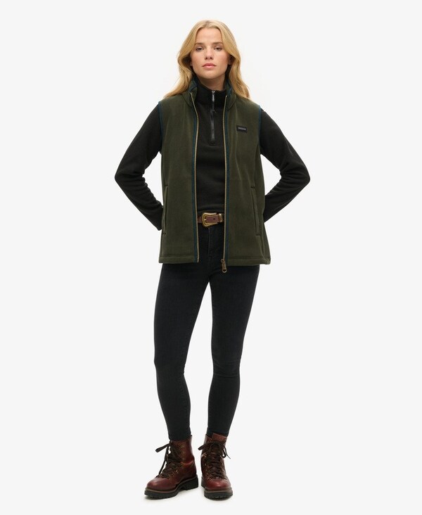 Superdry Superdry Fleecejacke In Schwarz