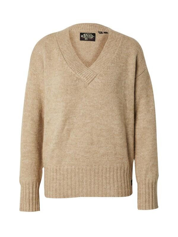 Superdry Superdry Pullover 'Essential' in Hellbraun