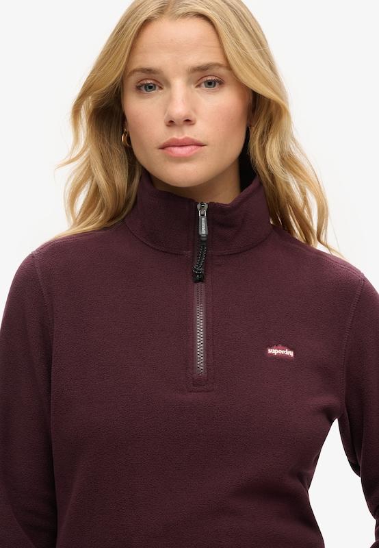 Superdry Superdry Pullover In Aubergine