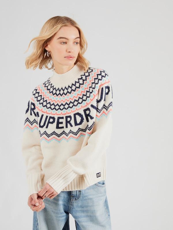 Superdry Superdry Pullover In Creme