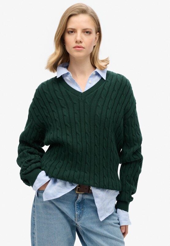Superdry Superdry Pullover In Dunkelgrün