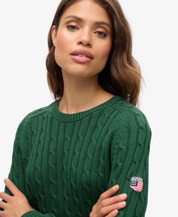 Superdry Superdry Pullover In Dunkelgrün