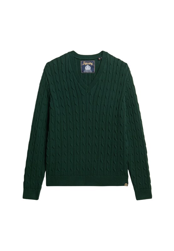 Superdry Superdry Pullover in Dunkelgrün