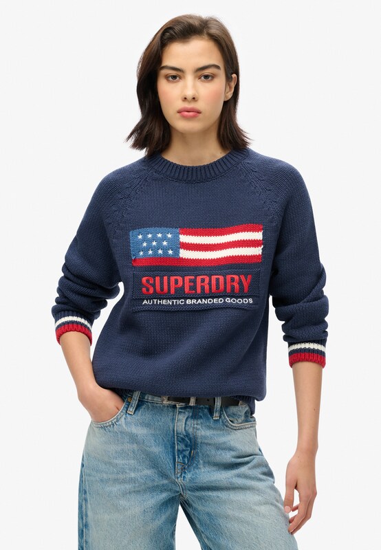 Superdry Superdry Pullover In Marine