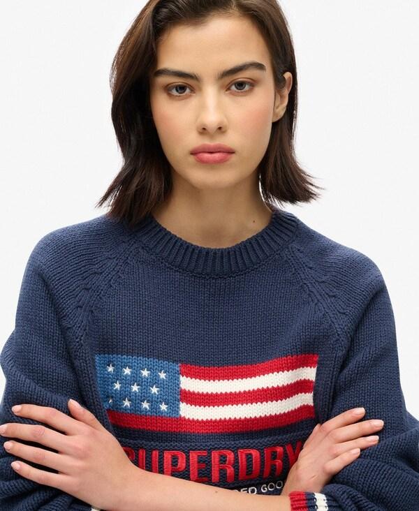Superdry Superdry Pullover In Marine