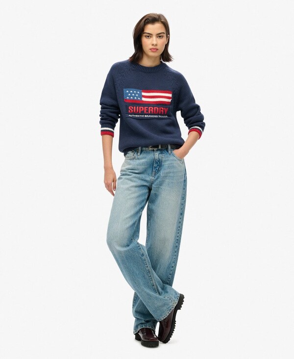 Superdry Superdry Pullover In Marine