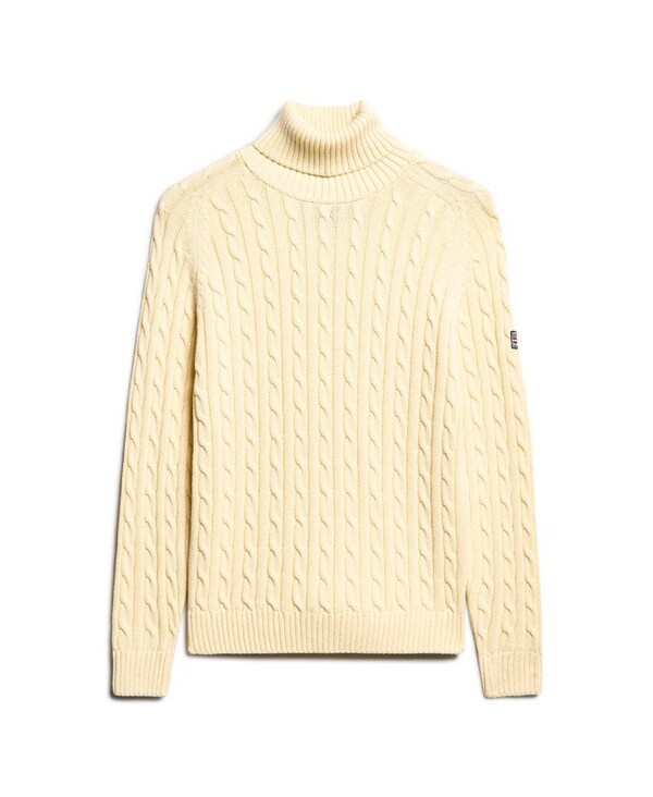 Superdry Superdry Pullover in Naturweiß