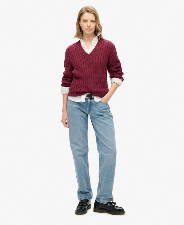 Superdry Superdry Pullover In Rot