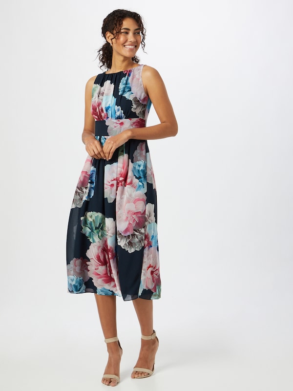 SWING SWING Kleid In Dunkelblau Mischfarben