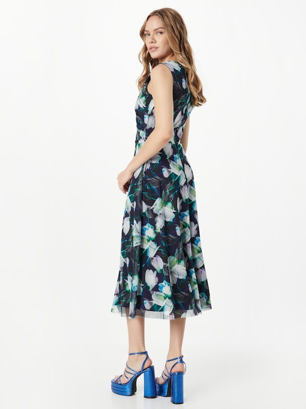SWING SWING Kleid In Nachtblau Hellblau