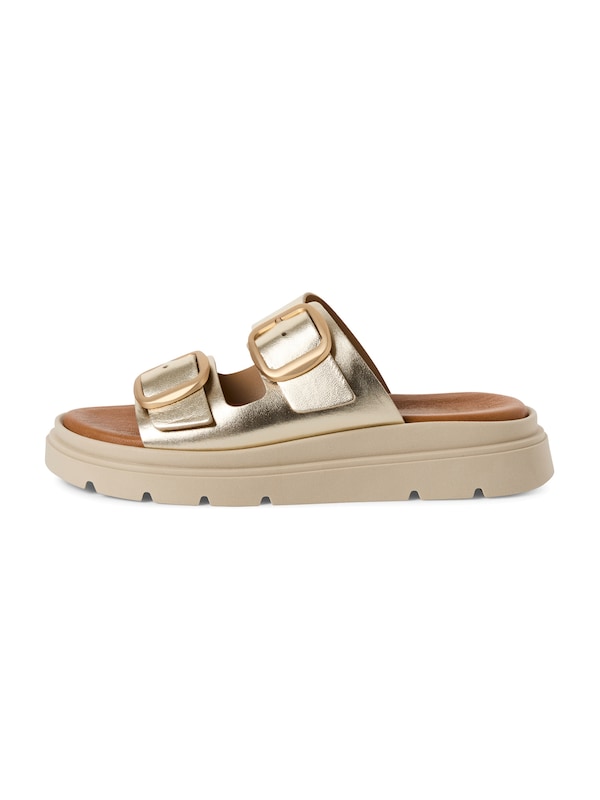 Tamaris Tamaris Pantolette In Gold