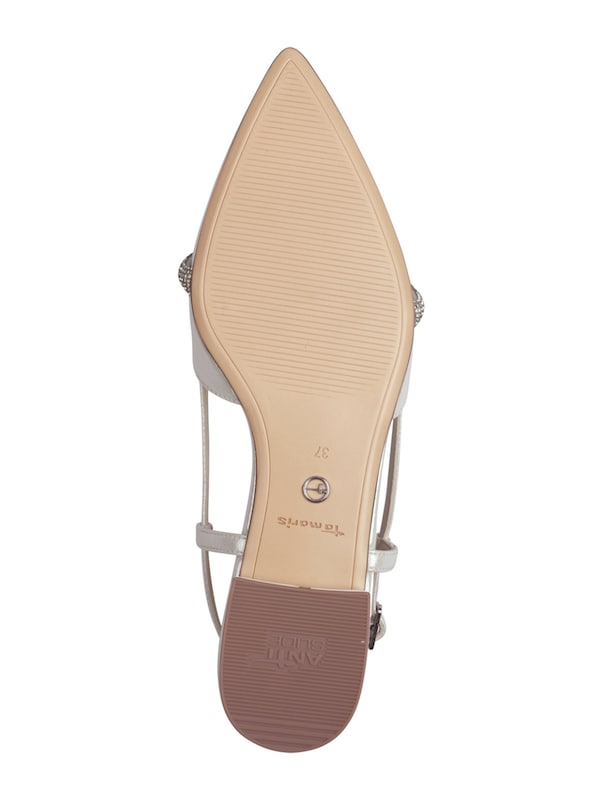 Tamaris Tamaris Riemchenballerina In Silber