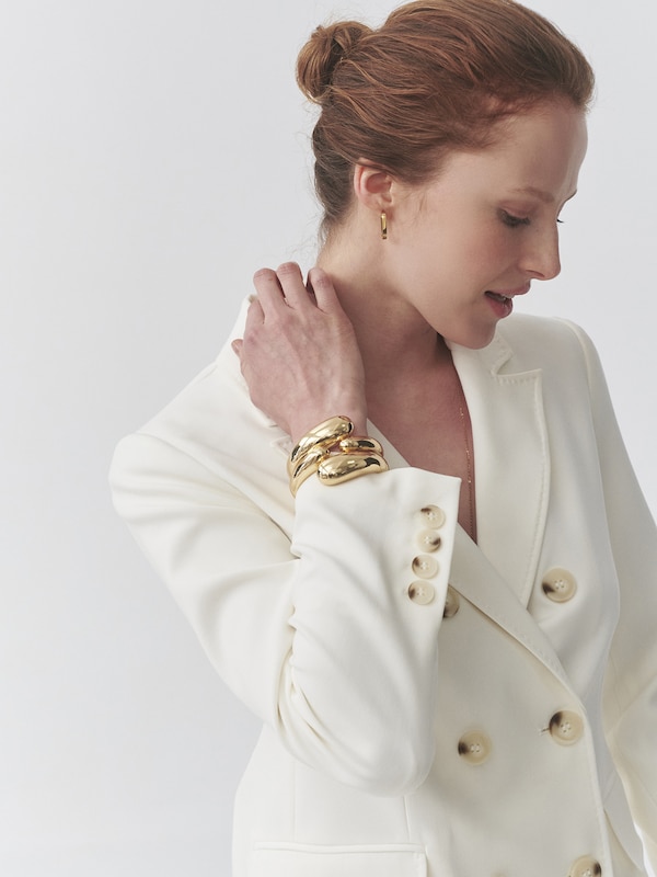TATUUM TATUUM Blazer 'Ankina' In Offwhite