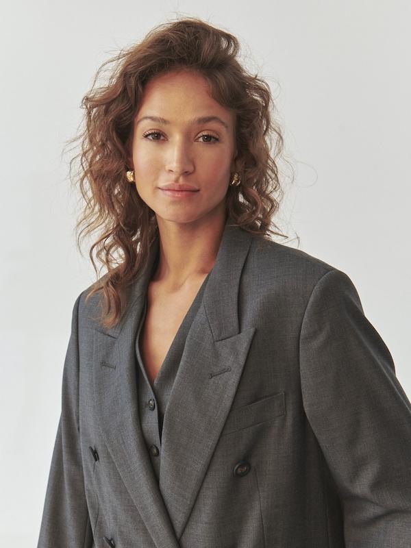 TATUUM TATUUM Blazer 'Erme' In Graumeliert