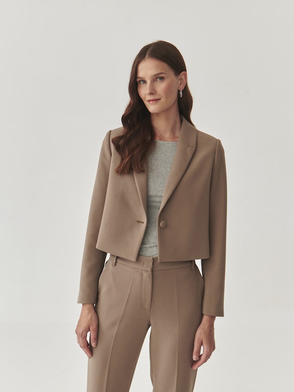 TATUUM TATUUM Blazer 'RENETA' In Chamois
