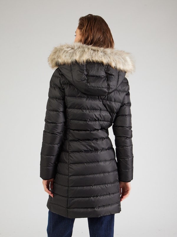 Tommy Jeans Tommy Jeans Mantel 'ESSENTIAL' In Schwarz