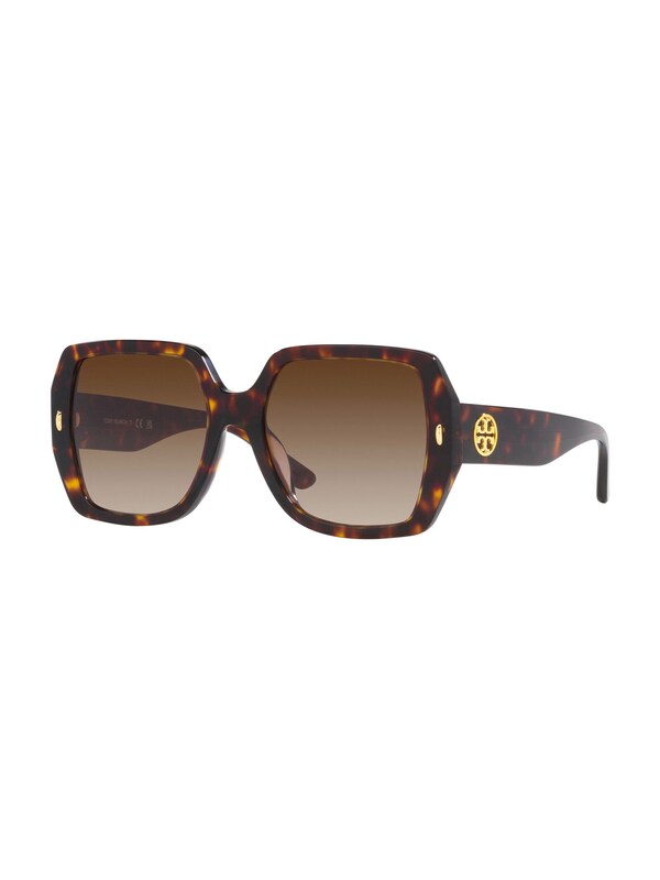 Tory Burch Tory Burch Sonnenbrille '0TY7191U 54 172813' In Cognac Dunkelbraun